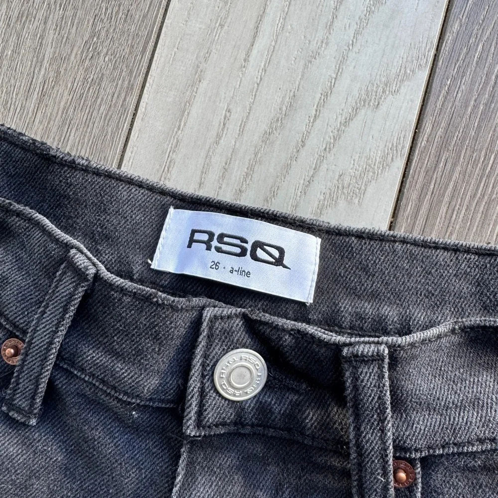 RSQ A-line Women's Black Denim Shorts